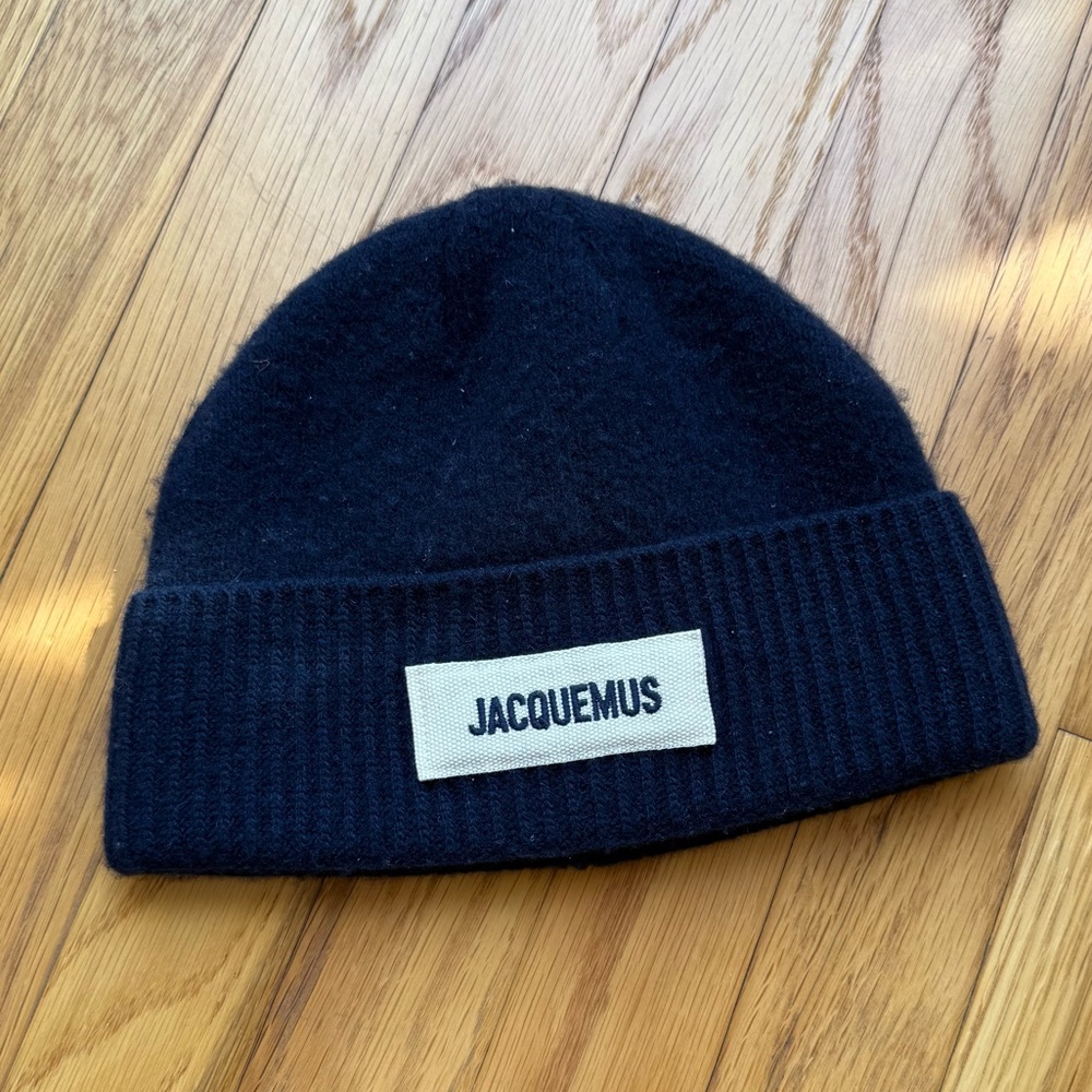 Jacquemus Navy Beanie